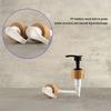 300/400/500ml Soap Dispenser Bottle Bamboo Shampoo Body Wash Conditioner With Bamboo Wood Pump Head Refill Lotion Sub Bottling