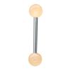 Glow In the Dark Tongue Ring Barbell Piercing with Replacement Balls
