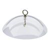 26 Cm Weather Rain Guard No Tool Install Clear Baffle Weather Guard Durable Weather Resistant for Outdoor Wild Bird Seed Feeder