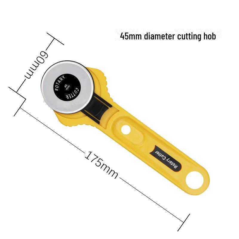 28mm Circular Blade Rotary Cutter for Leather Patchwork and DIY Crafting.