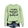 Oversized Womens Hoodie Loose Fit Cotton Blend Streetwear Long Sleeve Sweatshirt With Graphic Print