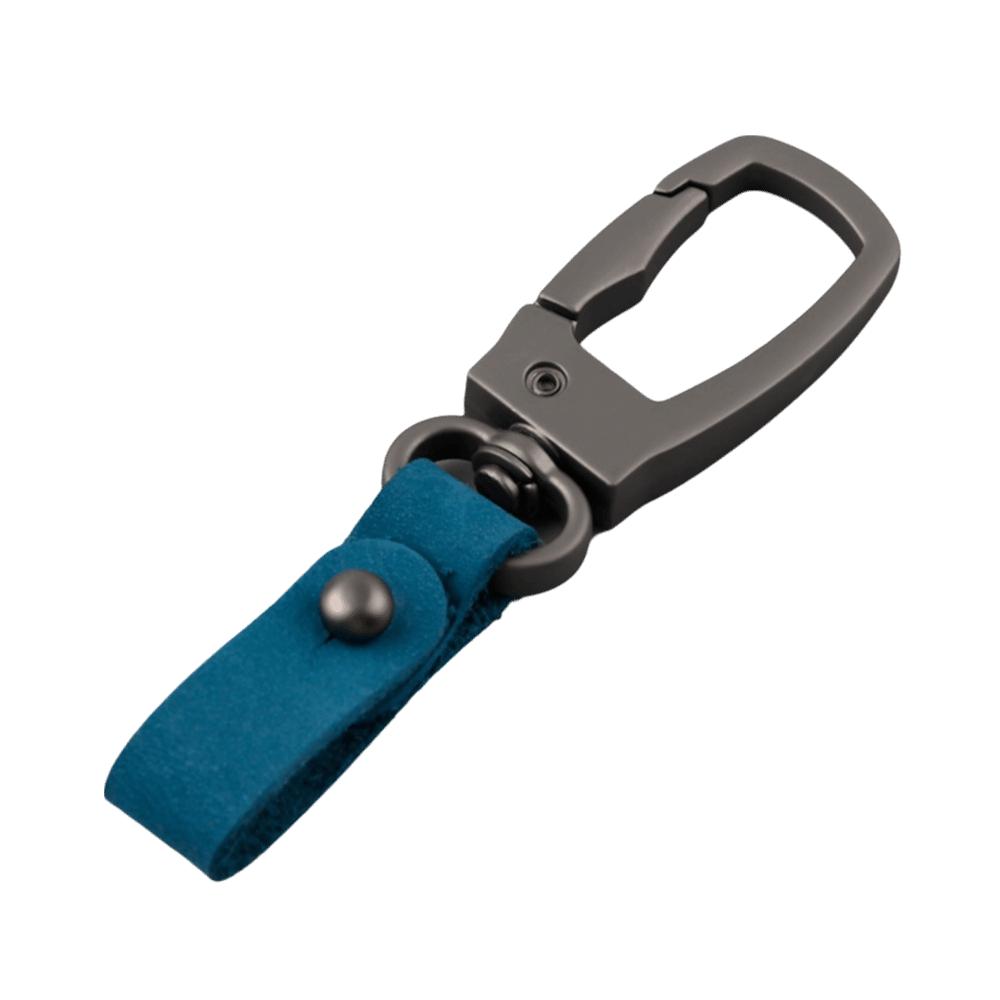 Metal Keychain Key Holder Matte Finish Key Ring Simplicity Keychain Accessories  Car Keys синий