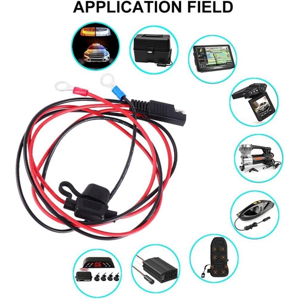 SAE кабель Разъемы аккумулятора Провод Клемма Кабель аккумулятора Удлинитель питания — фото 8