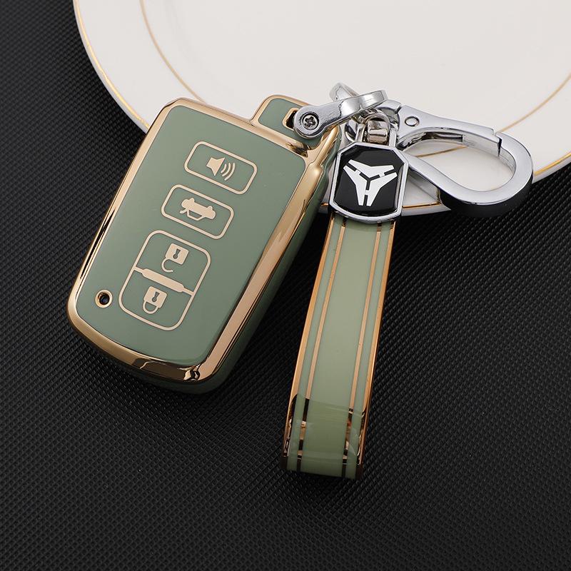 Toyota Key Case for 13th Gen Crown, Reiz, Old Prado, Land Cruiser, and Ruis - Women's Shell Buckle