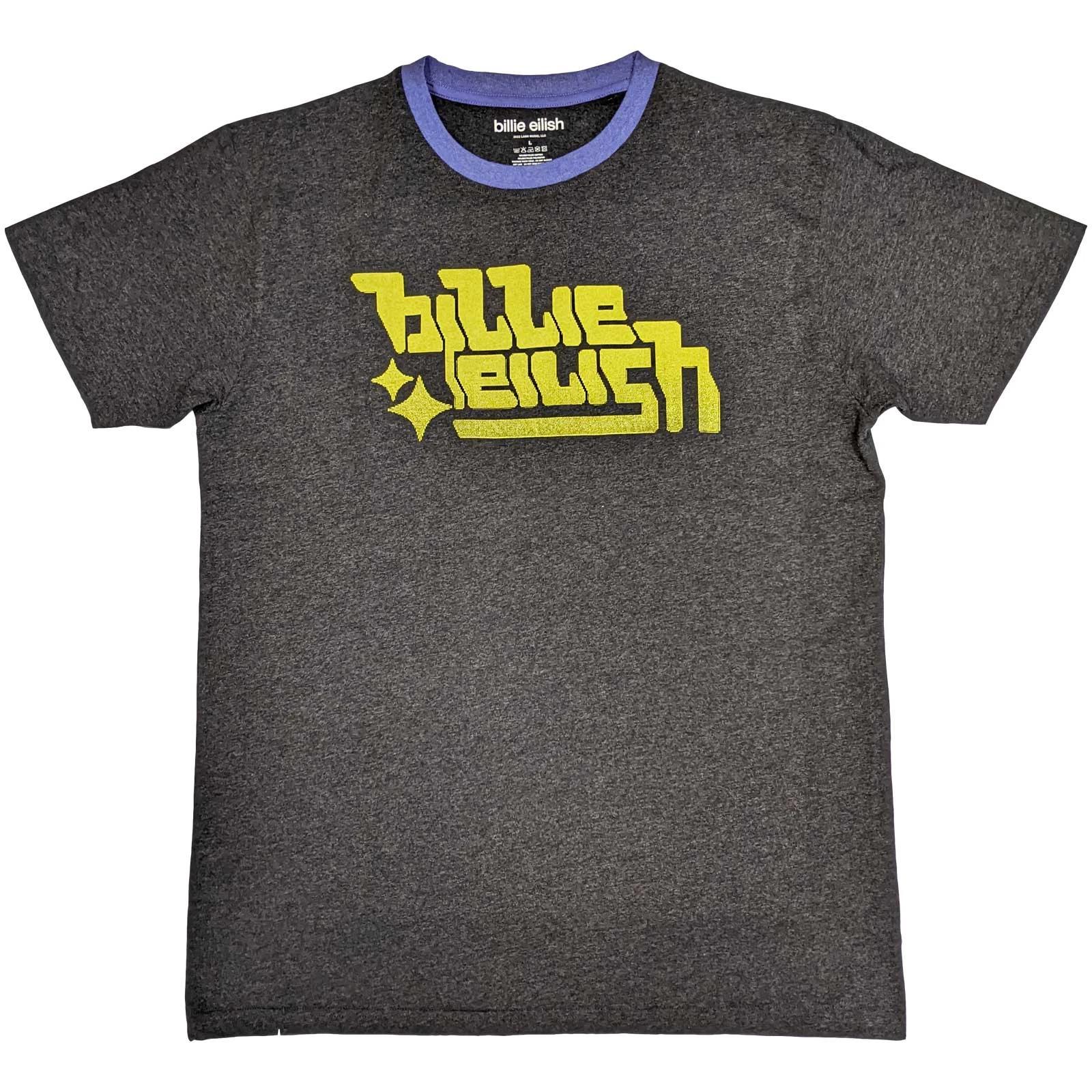 Billie Eilish Neon Green Logo Official Tee T-Shirt Mens L