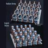 WWII Military Minifigures Compatible with LEGO: Eighth Route, German, US, and Soviet Armies - Educational War Toys