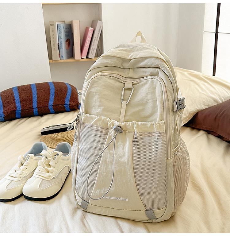 Schoolbag New Men's and Women's Outdoor Cycling Bag Hiking Backpack Personalized Large Capacity Breast Bag Tide Sports Backpack