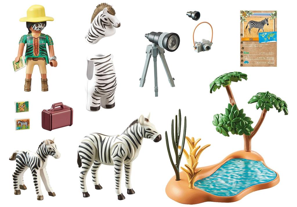Playmobil Wildtopia: The Photographer and the Zebra (2024) 71295