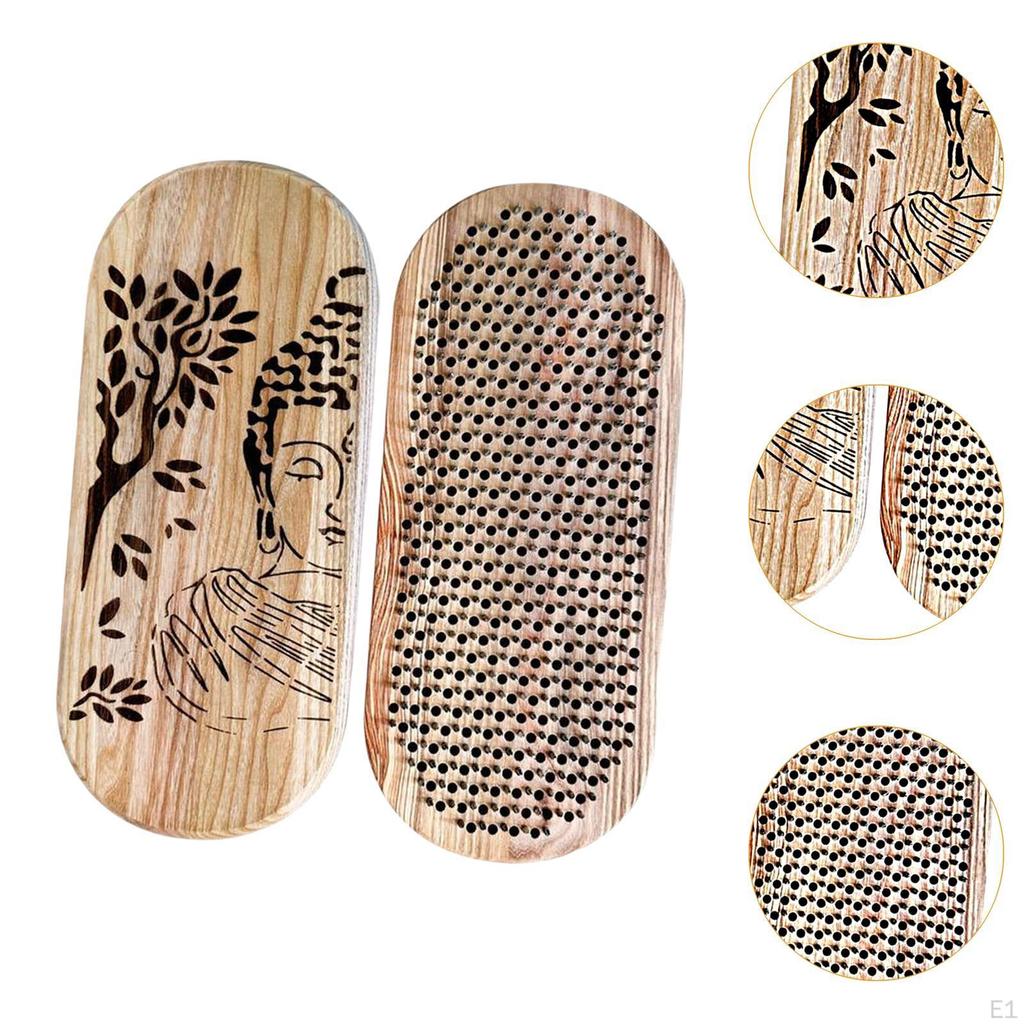 Sadhu Board Wooden Yoga Acupressure Relaxation Home Gym Portable Gift Beginners Nail