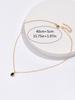Trendy New Zircon Inlaid Water Drop Pendant Chain Necklaces for Women Fashion Exquisite Party Wedding Necklace