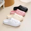 Summer Women's Soft Sole Casual Slippers – Comfortable Indoor/Outdoor Wear with Simple Design and Holes for Breathability