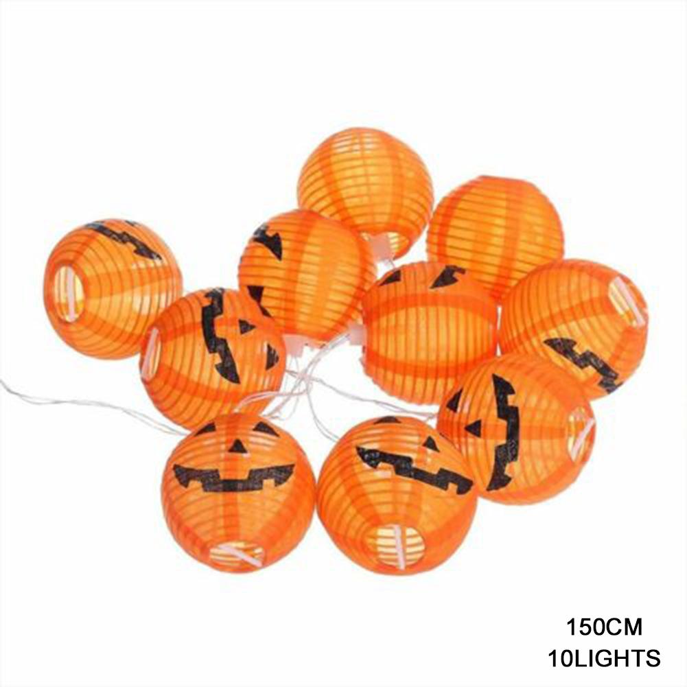 LED Pumpkins String Lights Battery Operated Outdoor Decorative String Light Holiday Home Decor Accents for Holiday Party Decor