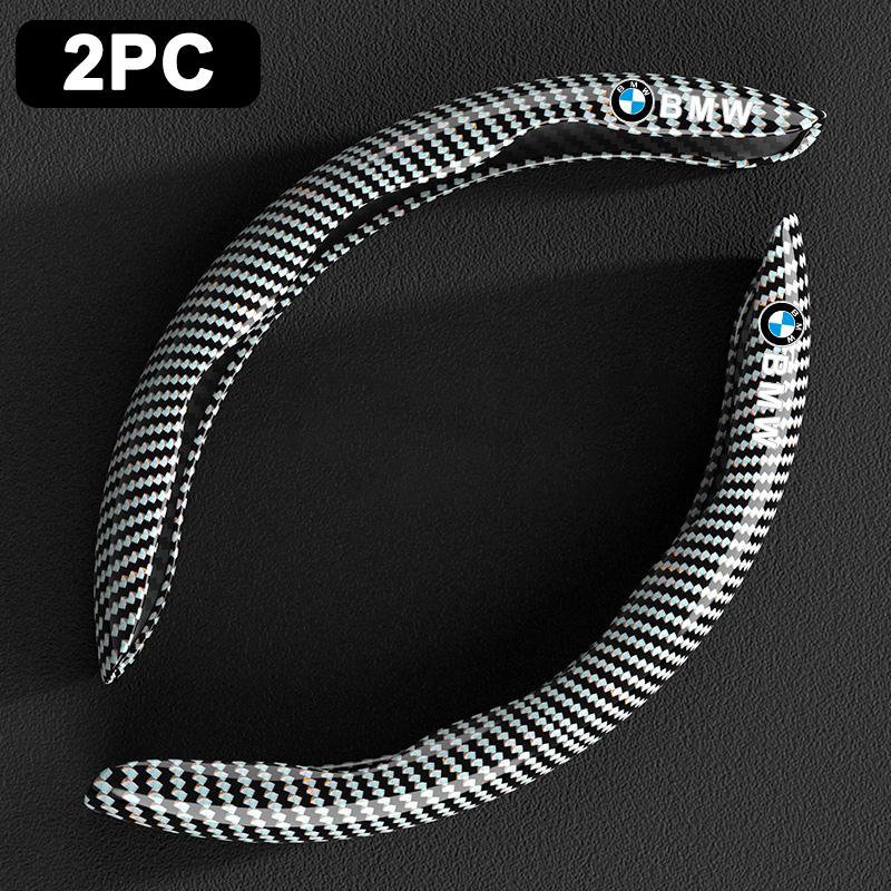 2pcs Car Steering Wheel Cover Non-Slip Protector Case For BMW 50th Anniversary M 3 4 5 7Series X1 X3 X4 X5 X6 X7 F10 F30 E46 E60