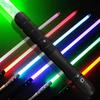 YDD Jedi Sith Lightsaber with Aluminum 16 Color LED Lightsaber for Intense for Adults Handle RGB Handle, Changes, Battles, (Black Blade)