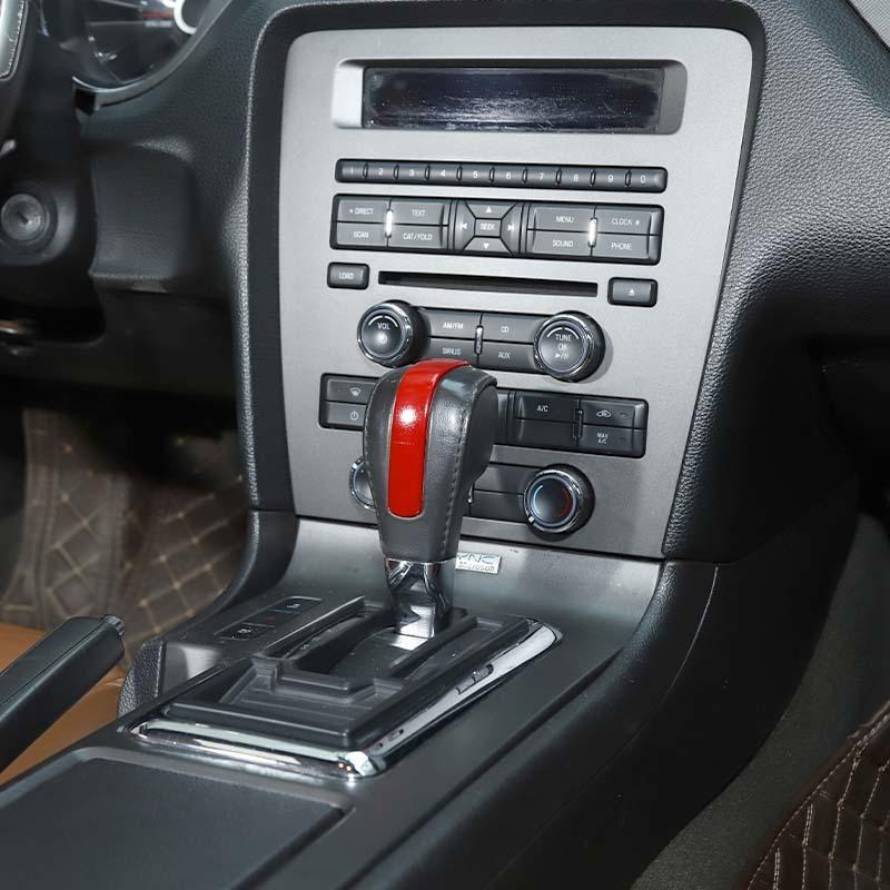Auto Innenraum Auto Schaltknauf Dekor Abdeckung Aufkleber Für Ford Mustang 2010-2014 ABS Innenraumzubehör