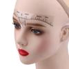 10 Pcs Disposable Eyebrow Ruler Microblading Semi Permanent Eyebrow Tattoo Position Ruler Guide Makeup Stencil Measure Tools