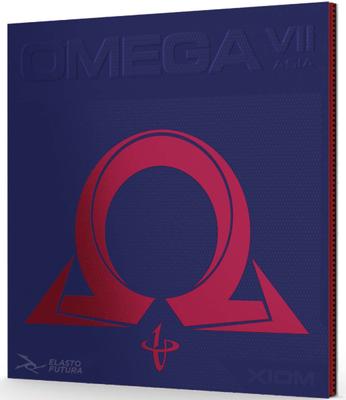XIOM Table Tennis Rubber Soft Back Omega 7 Asia Black 10191 2.0