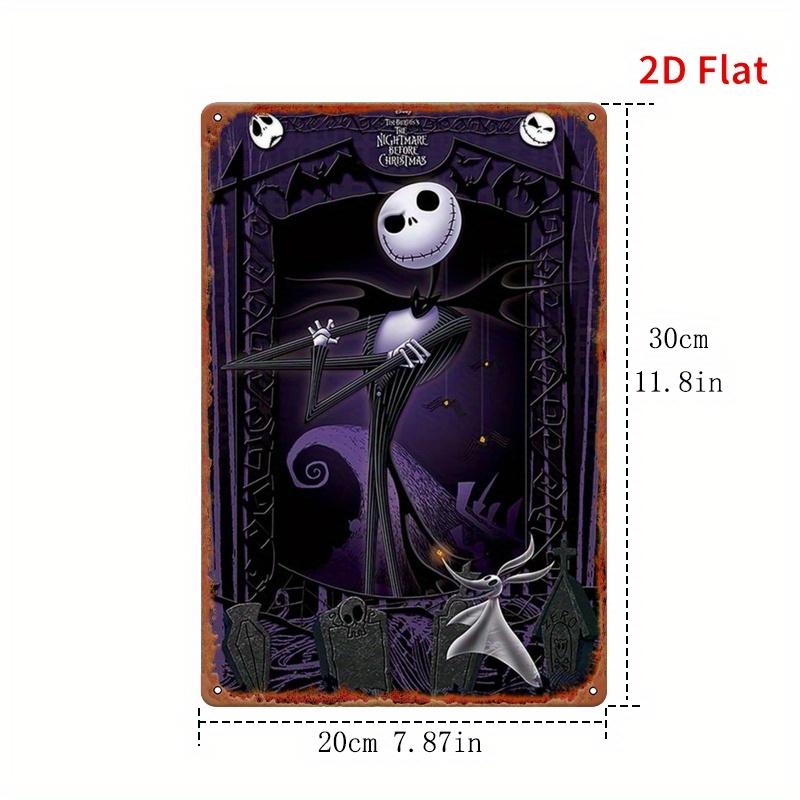 8x12 tum Järnväggdekoration, Klassisk Stil, Mångsidig Rumsinredning för Hemmet, Halloween FantasiÄventyrstema, Idealisk för Stu