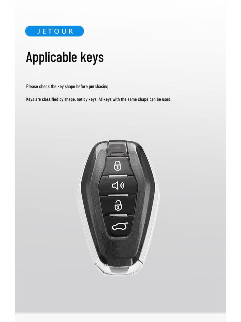 Jetour X70/X90 Plus Key Case: Full-Cover Car Bag for X70 Coupe