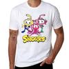 Swim Along Snorks Cast Tribute Tshirt Basic Crew Neck Short Sleeve Top Tshirt