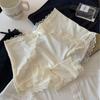 Women's Summer Thin Lace Ice Silk No Trace Not Clip Hip Anti   Light Waist Flat Angle Briefs