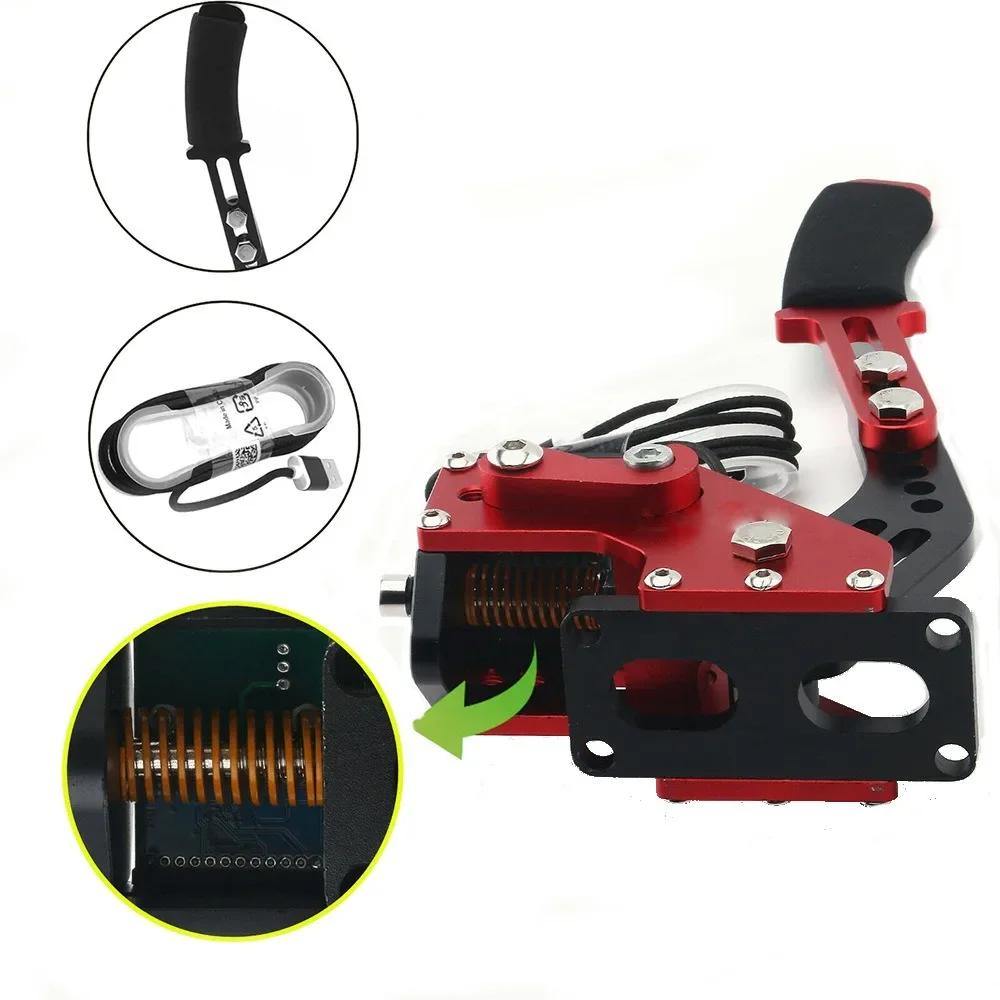 USB Handbrake SIM For G25/27/29 T300 T500 64Bit PC Racing Games Fanatecosw Dirt Rally Drift Hand Brake El Brakes Lever