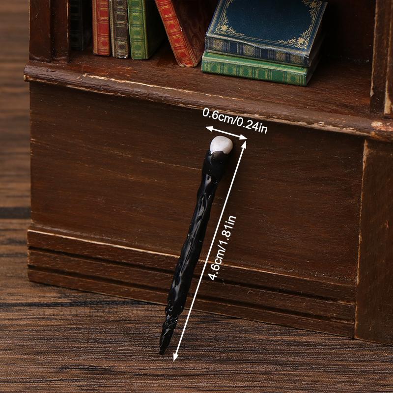 Dollhouse Wizarding World Scene Ornament Vintage Mini Magic Bottle Wand Model Dollhouse Retro Decoration Micro Scene Accessories