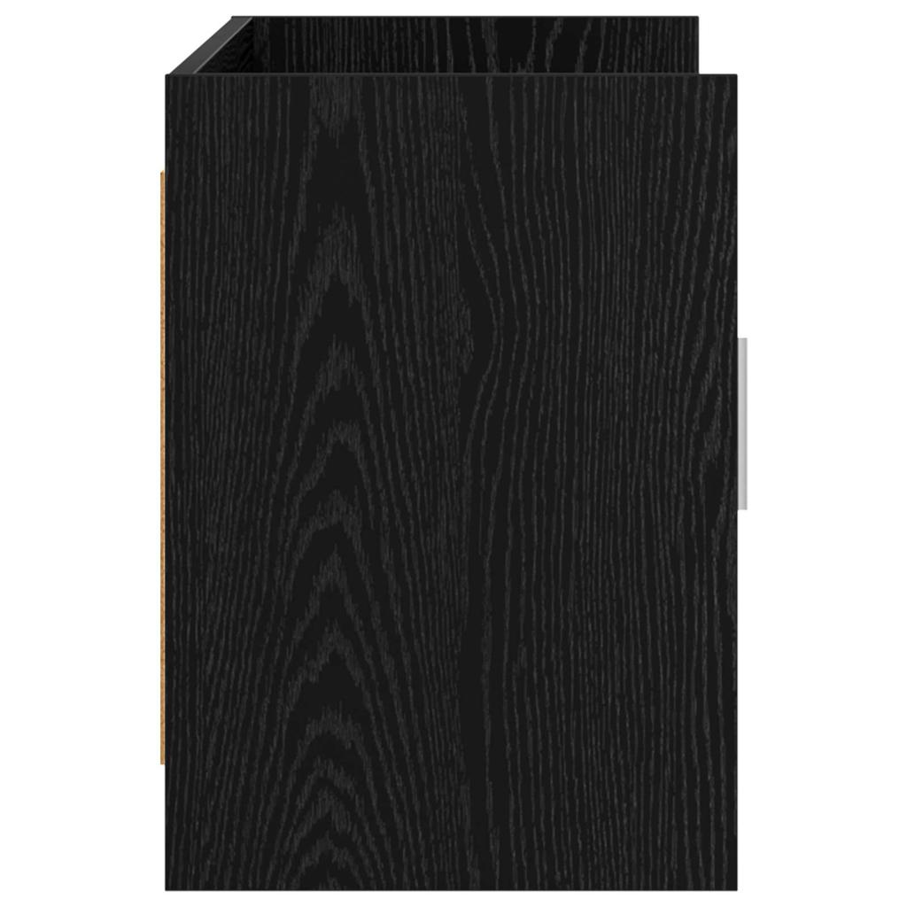 TV Cabinet 102 x 33 x 47 cm Black Oak Particleboard