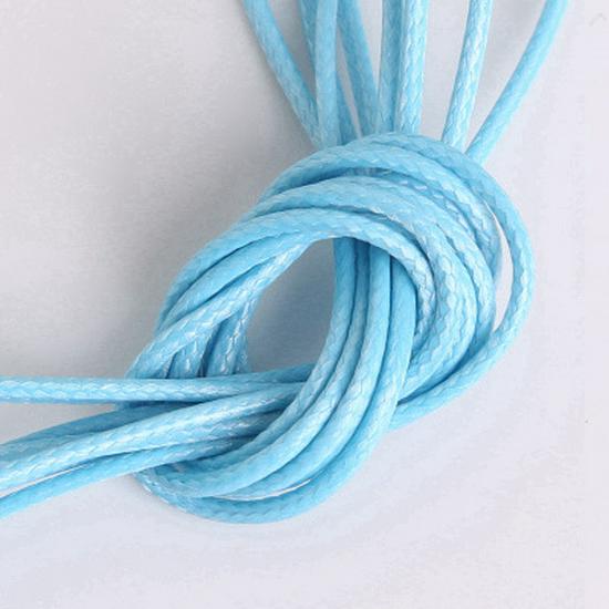 2mm Korean Waxed Cord Faux Leather Necklace Rope for DIY Jewelry Making & Bracelets.