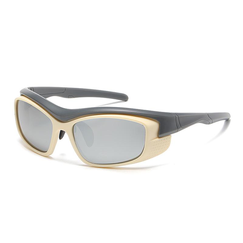 New arrival Popular Women's Sunglasses Punk Sunglasses Unique Oval Sun Glasses Men Goggle Shades Mirror Colorful Y2K Eyewear