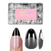 450Pcs Soft Gel Nail Tips Short Almond Nail Tips Full Cover False Nail Tips For Acrylic Nails Salon Home Press On Nails