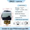 220V AC Electric Ball Valve: 3-Way Brass, Manual/Automatic Control, for HVAC/Solar Systems