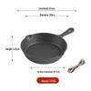 ZISIZ Cast Iron Mini Skillet
