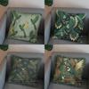 2D Flying Green Birds Pattern Pillow Cover Pattern Cushion Cover Suitable For Sofa Bedroom Car Pillow Cover