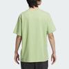 Adidas Sports Casual Solid Color Logo Round Neck Short Sleeve Drop Shoulder T-Shirt Unisex T-Shirt Magic-Yellow-Green JI9066