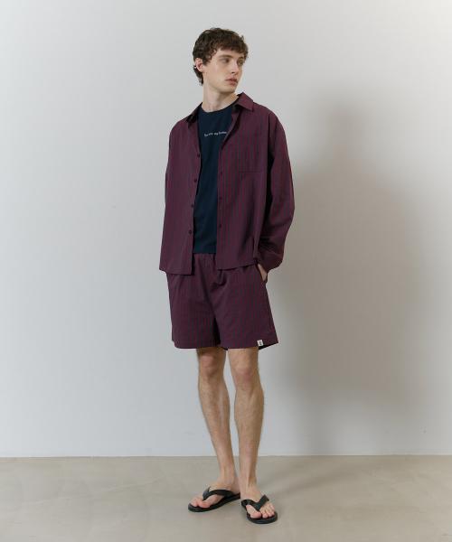 

[Atempo] Полосатый пижамный комплект [Отправка из Кореи] 100% Оригинал One Size