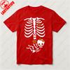 Halloween Skeleton Baby Rib Cage Tshirt Funny Maternity Pregnant Pumpkin TShirt Women Halloween Casual Tee Unique Design Tops