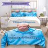 Haaland 216 Customize Your Name Bedding Set Breathable Duvet Cover with Pillowcases Home Decoration Birthday Gift