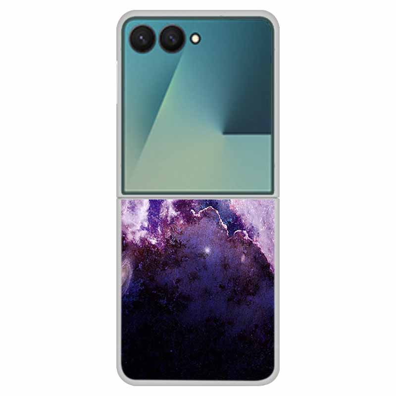 Phone Case For Samsung Galaxy Z Flip 7 5G Case ZFlip 7 Funda 6.9" Clear Plastic / PC Hard Coque For Samsung Galaxy Z Flip7 Cases