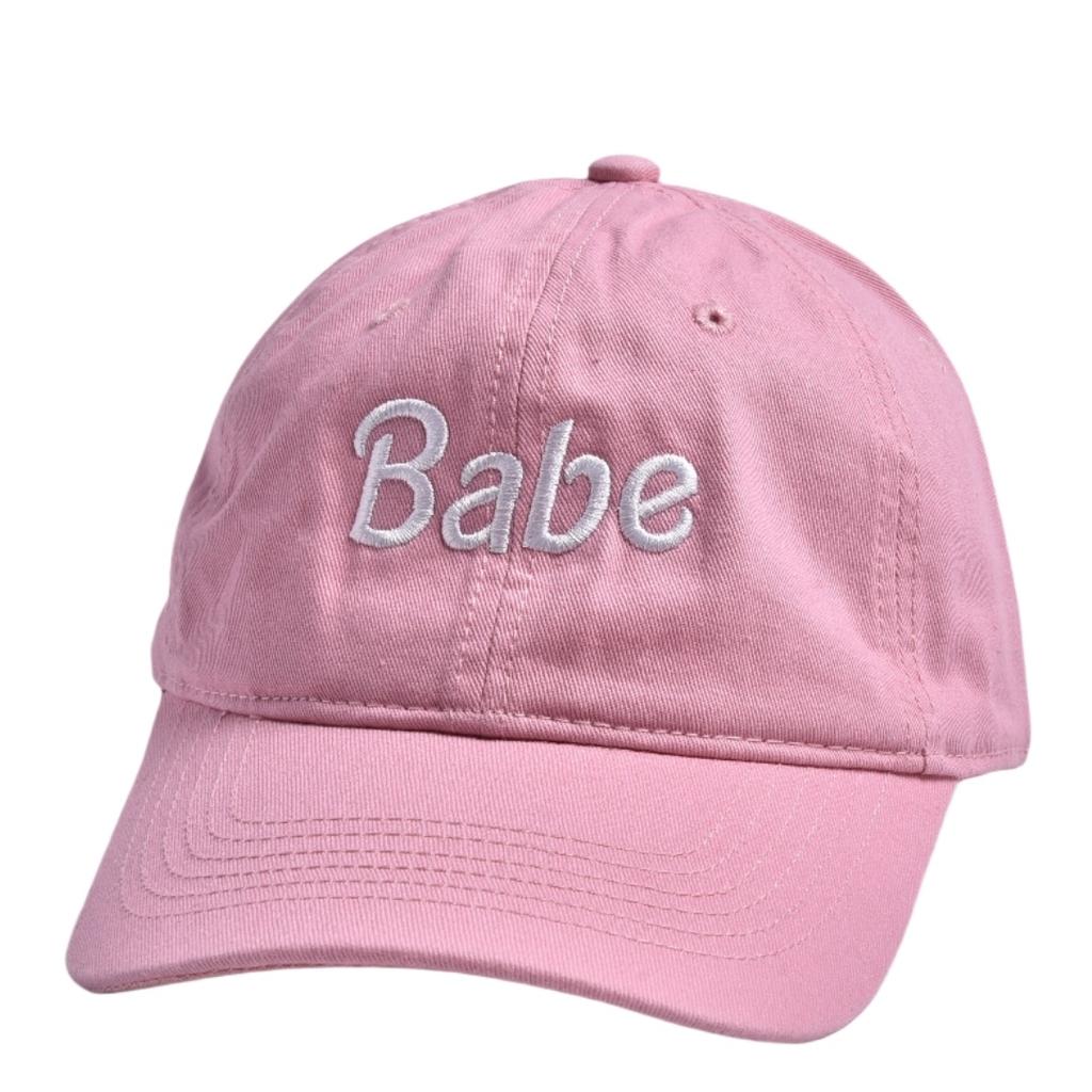 Bride Babe Embroidery Baseball Caps For Women Pink White Adjustable Snapback Cap Wedding Party Gifts Solid Color Outdoor Sun Hat