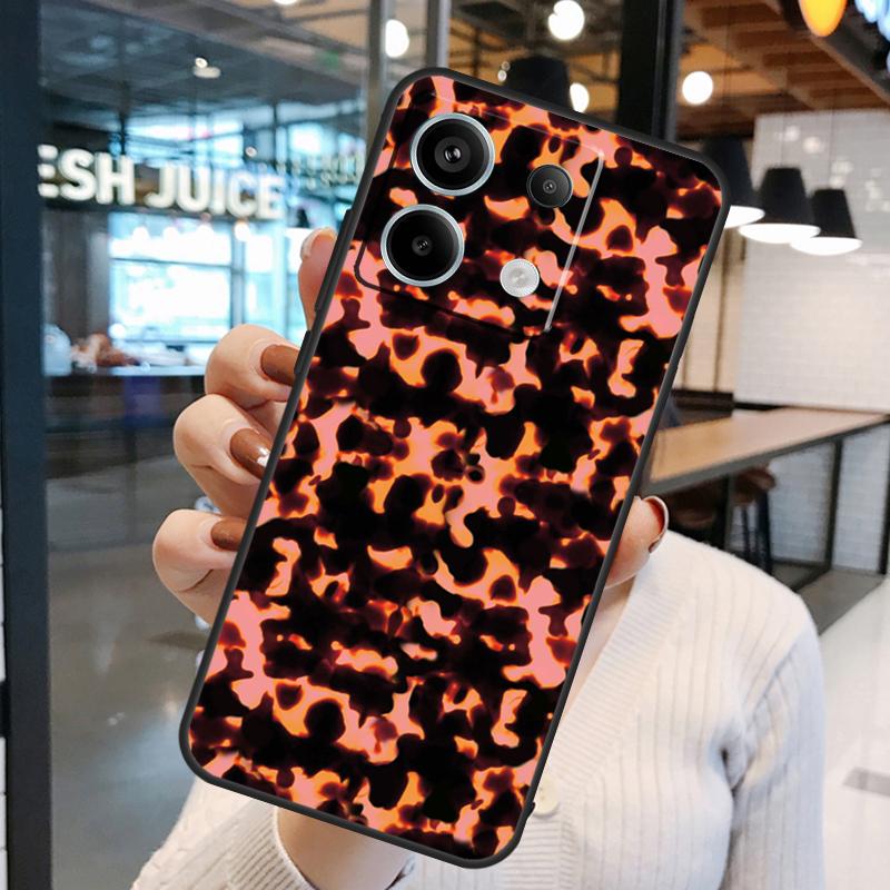 Tortoise Shell Pattern Case For Xiaomi Redmi Note 14 Pro 10 11 12 13 15 Pro Plus Redmi 15 10C 12C 13C 14C 15C Cover