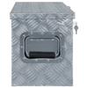 Aluminium Box - vidaXL - 80 X 30 X 35 Cm - Silver - Rust-resistant - Locking System
