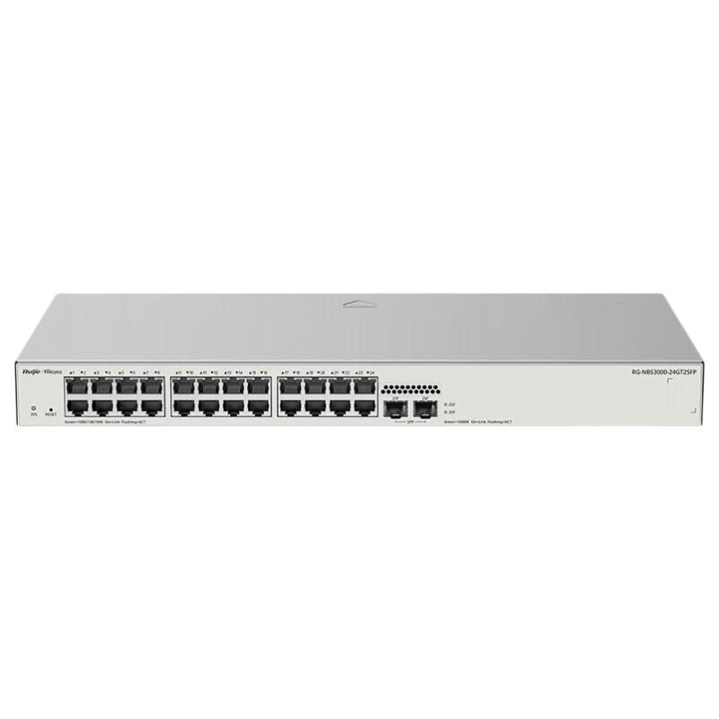 Ruijie 24-Port Gigabit Managed Switch RG-NBS3000-24GT2SFP (CN Version)