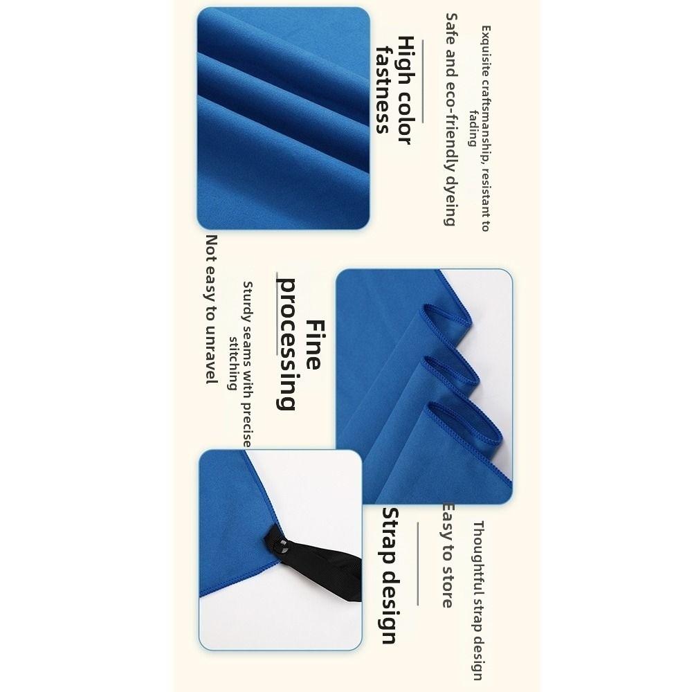 Super Absorbent Microfiber Sports Towel Quick Dry Beach Washcloth Towels  Running
