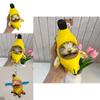 Cute And Soft 20cm Banana Cat Plush Keychain With Sound