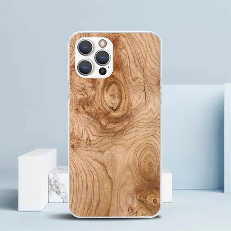 

Wood Wooden Pattern Phone Case For IPhone 16 17 Air 16E 15 14 Plus 13 Mini 12 11 Pro Max 7 8 + SE 2020 Soft TPU Back Cover 16 17 iPhone 11