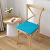 Cuscino in spugna memory foam con doppio design antiscivolo, spesso, staccabile, lavabile, a forma di zoccolo di cavallo, per sedia da ufficio, colore unito, per sala da pranzo