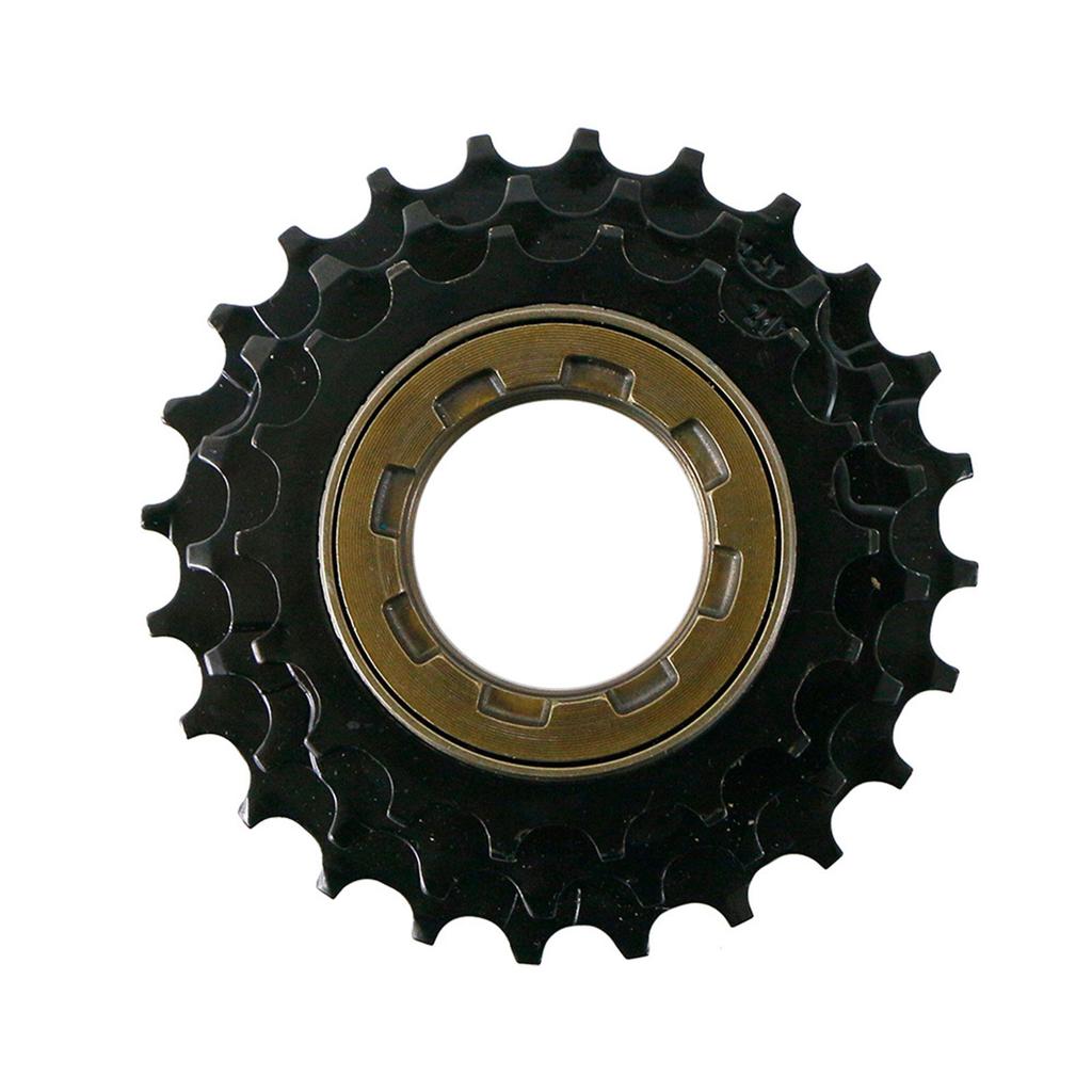 Bicycles Freewheels, 3 Speed 18-21-24T Mountain Bike Cassettes Sprocket Replacement Screw On Freewheels Conversion Chain
