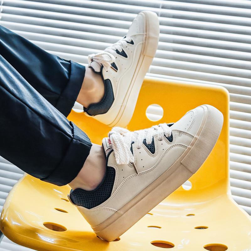 two laces Pro Skate Shoes Great grip Perfect fit Stylish Casual Shoes Vulcanzied Puffy SneakersMens Skateboarding Shoes Fashion