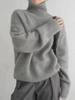 Thickened High Collar Women's Loose Knitted Pullover Sweater Bottoming Shirt Outer Wear Women's Long Sleeve